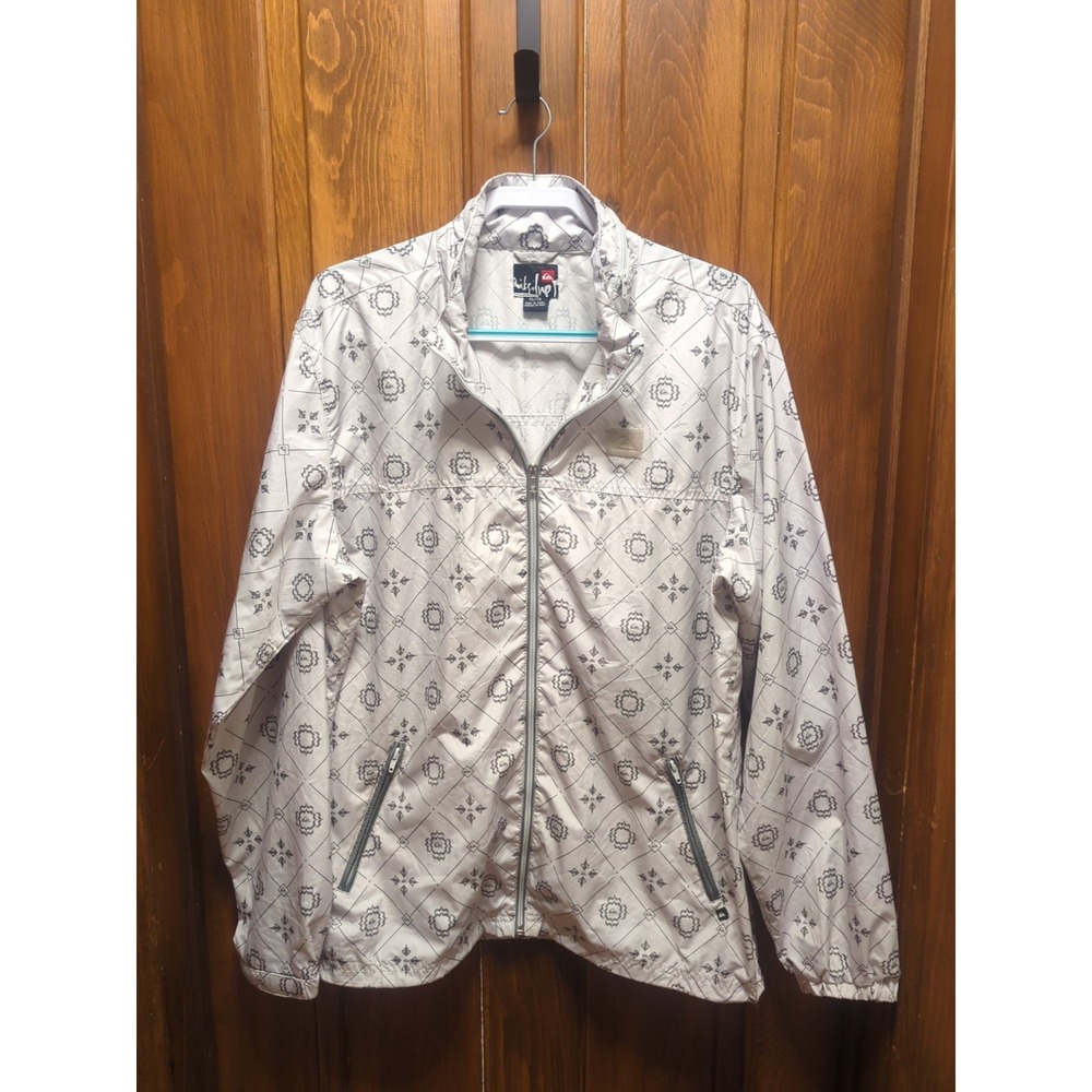 Quicksilver Men's‎ Patterned Lightweight Windbreaker Sz XL